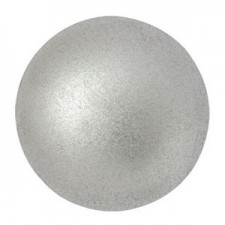 Les perles par Puca® Cabochon 25 mm - Silver aluminium mat 00030/01700